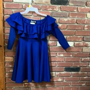 Short, blue Rue 107 dress